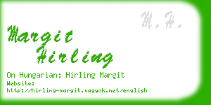 margit hirling business card